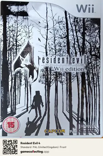 Resident Evil 4 Nintendo Wii, United Kingdom box front