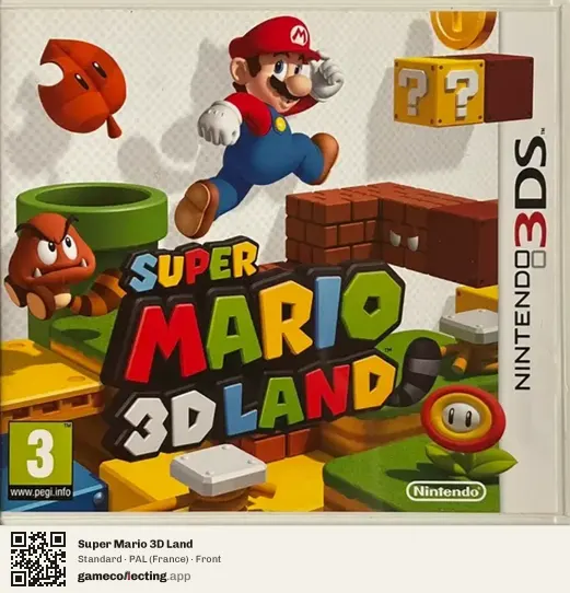 Super Mario 3D Land Nintendo 3DS, France box front