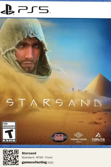 Starsand PlayStation 5, NTSC box front