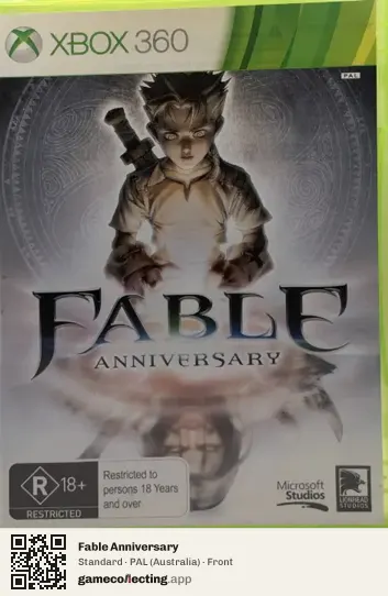 Fable Anniversary Xbox 360, Australia box front