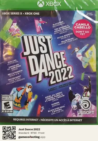 Just Dance 2022 Xbox Series X, NTSC box front