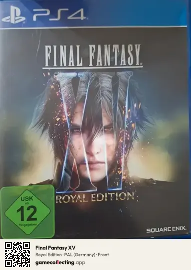 Final Fantasy XV PlayStation 4, Germany box front