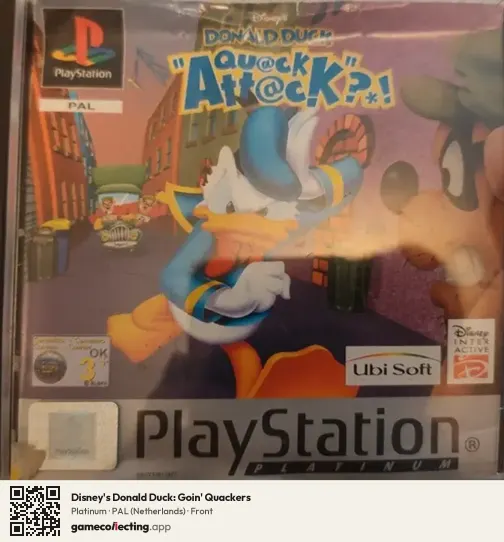 Disney's Donald Duck: Goin' Quackers PlayStation, Netherlands box front