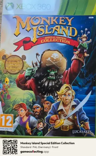 Monkey Island Special Edition Collection Xbox 360, Germany box front