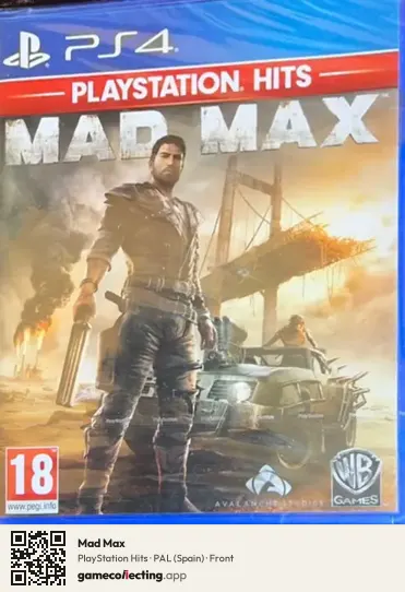 Mad Max PlayStation 4, Spain box front