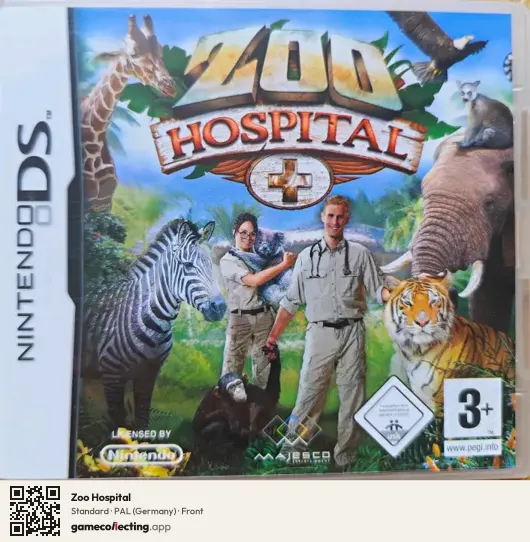 Zoo Hospital Nintendo DS, Germany box front
