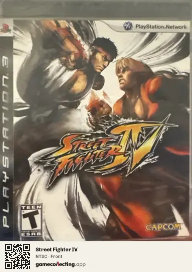 Street Fighter IV PlayStation 3, NTSC box front