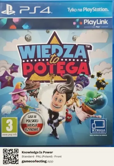 Knowledge Is Power PlayStation 4, Poland box front