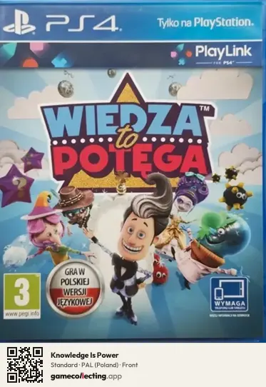 Knowledge Is Power PlayStation 4, Poland box front