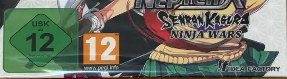 Neptunia x Senran Kagura: Ninja Wars, the USK square on its front