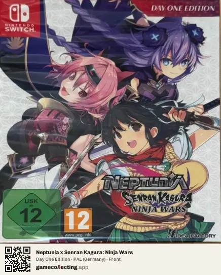 Neptunia x Senran Kagura: Ninja Wars Nintendo Switch, Germany box front