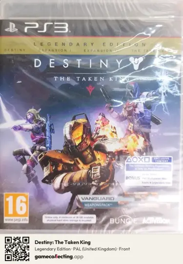 Destiny: The Taken King PlayStation 3, United Kingdom box front