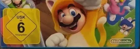Super Mario 3D World, the USK square on its front