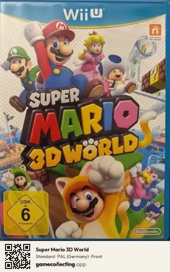 Super Mario 3D World Nintendo Wii U, Germany box front