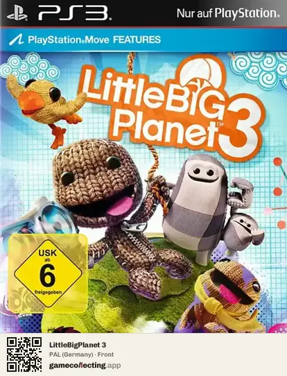 LittleBigPlanet 3 PlayStation 3, Germany box front