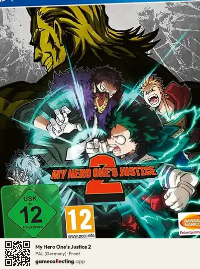 My Hero One's Justice 2 PlayStation 4, Germany box front