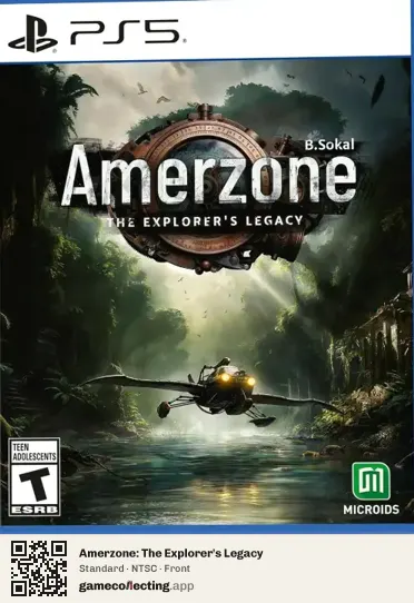 Amerzone: The Explorer's Legacy PlayStation 5, NTSC box front