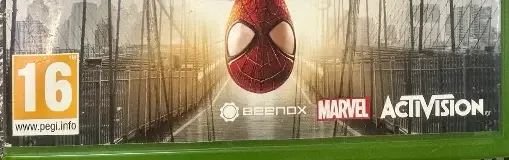 The Amazing Spider-Man 2, the PEGI square on its front