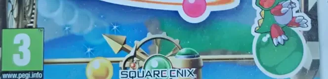 Bust-A-Move Universe, the PEGI square on its front