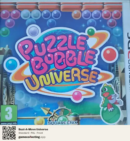 Bust-A-Move Universe Nintendo 3DS, PAL box front
