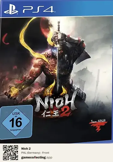 Nioh 2 PlayStation 4, Germany box front