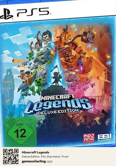 Minecraft Legends PlayStation 5, Germany box front