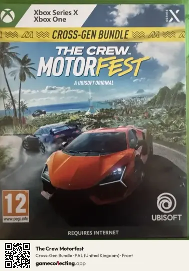 The Crew Motorfest Xbox Series X, United Kingdom box front