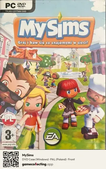 MySims Computer, Poland box front