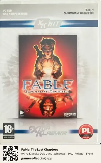 Fable: The Lost Chapters Computer, Poland box front