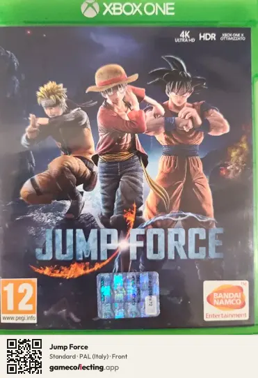 Jump Force Xbox One, Italy box front