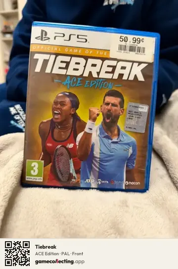 Tiebreak PlayStation 5, PAL box front