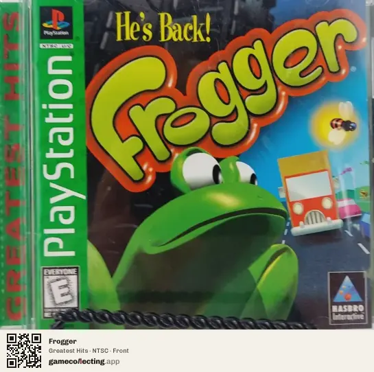 Frogger PlayStation, NTSC box front
