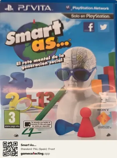 Smart As... PlayStation Vita, Spain box front