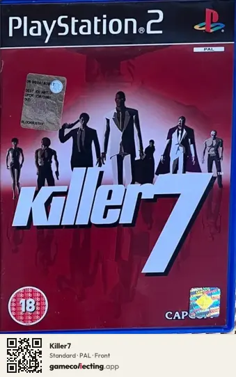 Killer7 PlayStation 2, PAL box front