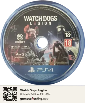 Watch Dogs: Legion PlayStation 4, PAL disc