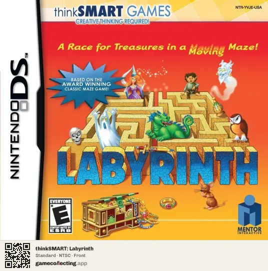 thinkSMART: Labyrinth Nintendo DS, NTSC box front