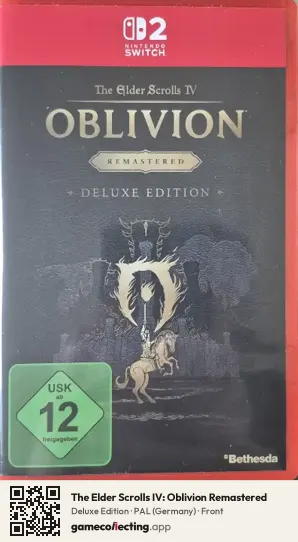 The Elder Scrolls IV: Oblivion Remastered Nintendo Switch 2, Germany box front