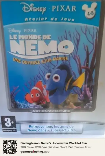 Finding Nemo: Nemo's Underwater World of Fun Computer, France box front