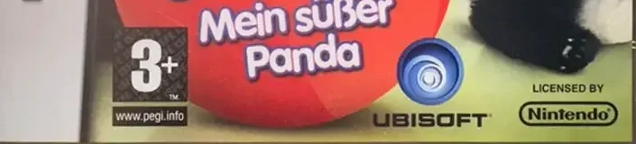National Geographic Panda, the PEGI square on its front