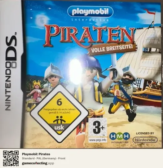 Playmobil: Pirates Nintendo DS, Germany box front