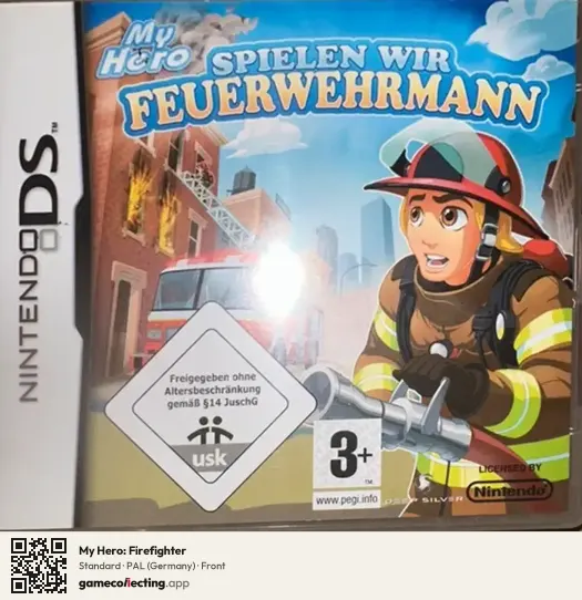 My Hero: Firefighter Nintendo DS, Germany box front