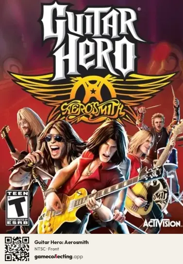 Guitar Hero: Aerosmith PlayStation 3, NTSC box front