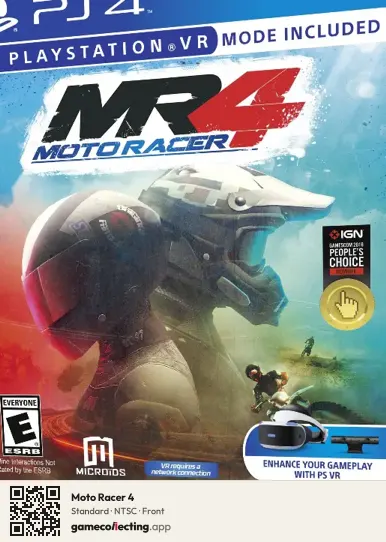 Moto Racer 4 PlayStation 4, NTSC box front