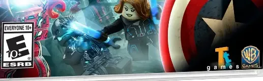LEGO Marvel's Avengers, the ESRB box on its front