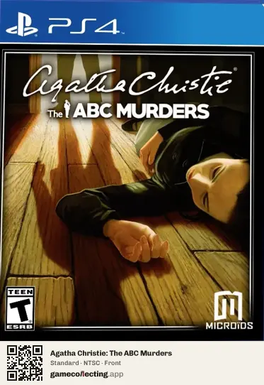 Agatha Christie: The ABC Murders PlayStation 4, NTSC box front