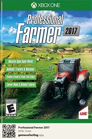 Professional Farmer 2017 Xbox One, NTSC box front