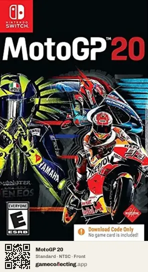 MotoGP 20 Nintendo Switch, NTSC box front