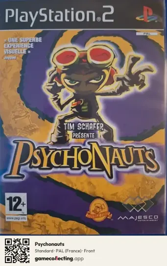 Psychonauts PlayStation 2, France box front