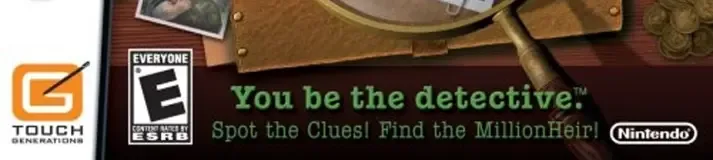 Mystery Case Files: MillionHeir, the ESRB box on its front