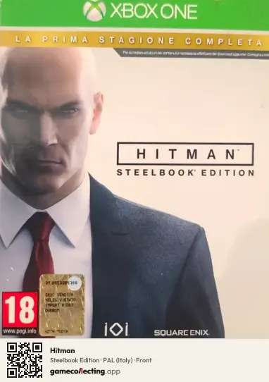 Hitman Xbox One, Italy box front